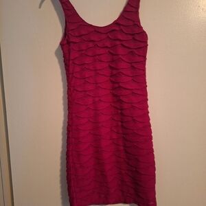 Elegant Pink Mini Dress